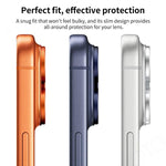 XDcase Armor Full-Coverage Frosted Metal Camera Lens Ring Film, For iPhone Air