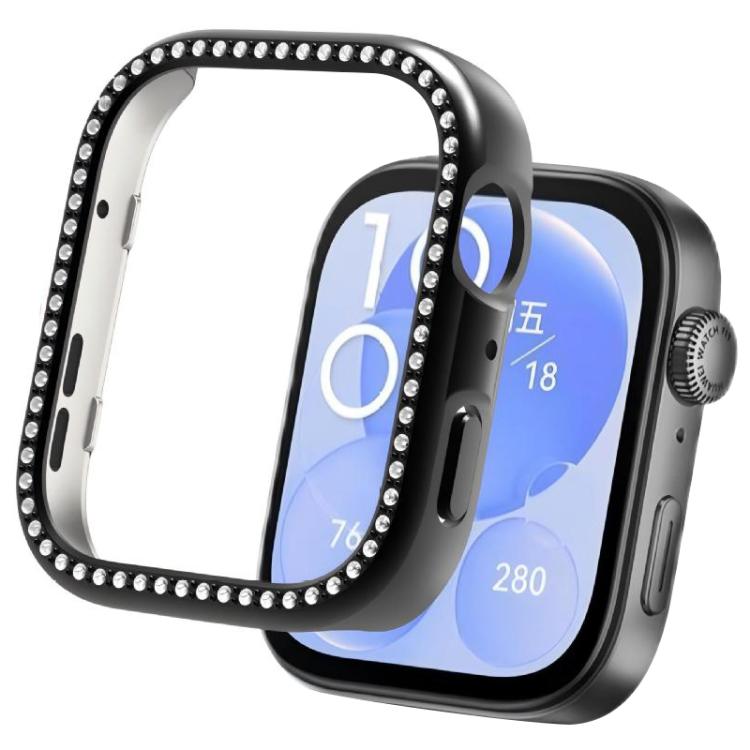 xDfind Diamond Hollow PC Watch Protective Cover, For Huawei Watch Fit 4 Pro, For Huawei Watch Fit 4