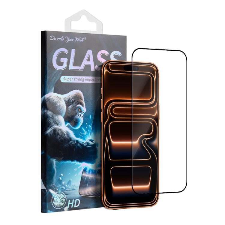 Do As You Wish Silk Screen Printed HD Tempered Glass Film, For iPhone 18 Pro / 17 Pro, For iPhone 18 Pro Max / 17 Pro Max, For iPhone 17e / 16e, For iPhone 17, For iPhone Air, For iPhone 16 Pro Max, For iPhone 16 Pro, For iPhone 16 Plus, For iPhone 16 ...
