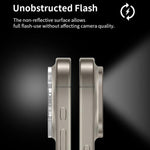 XDcase Titanium Alloy Hollow Camera Lens Protector, For iPhone 15 / 15 Plus