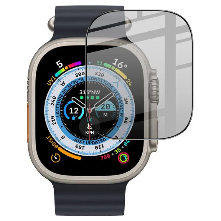 imak HD Full Screen Privacy Tempered Glass Protective Film, For Apple Watch Ultra 1/2/3 49mm