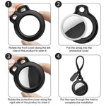 xDfind Lanyard PC Protective Cover, For AirTag 2nd Gen / AirTag 1st Gen