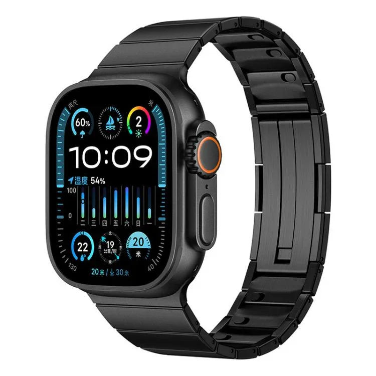 Single Bead Quick Release Stainless Steel Watch Band, For Apple Watch 46mm / 49mm / 45mm / 44mm, For Apple Watch 42mm / 41mm / 40mm / 38mm