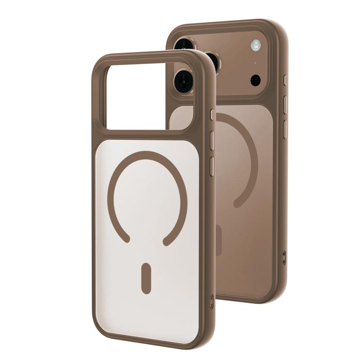 Oil-spray Skin Feel MagSafe PC Hybrid TPU Phone Case, For iPhone 17 Pro Max, For iPhone 17 Pro, For iPhone 17