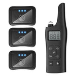 Remote Control Electric Shock Vibration Warning Pet Barking Stopper Waterproof Electronic Collar, 1 Drag 1, 1 Drag 2, 1 Drag 3