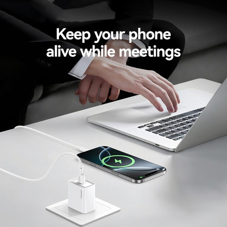 USAMS CC324 T69 QC18W USB-A Single Port Fast Charger, CC324