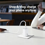 USAMS CC324 T69 QC18W USB-A Single Port Fast Charger, CC324
