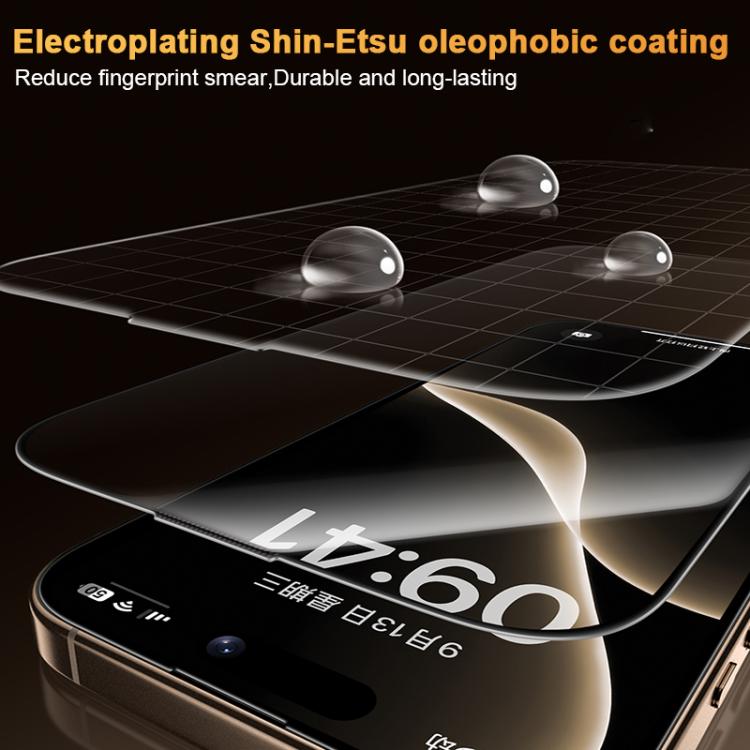 Benks King Kong Corning Hot-bend Full-glue HD Tempered Film Quick-attach Version, For iPhone 17 Pro Max, For iPhone 17 Pro, For iPhone 17
