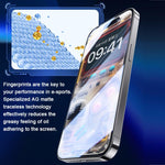 Benks Zero Curve Edge Gaming Frosted Tempered Screen Protector, For iPhone 18 Pro / 17 Pro, For iPhone 18 Pro Max / 17 Pro Max