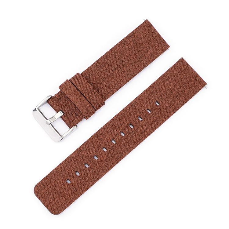 Stainless Steel Pin Buckle Nylon Woven Canvas Watch Band, 20mm, 22mm