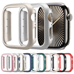 xDfind PC Frosted Hollow Half Coverage Watch Cover, For Apple Watch Series 6 / 5 / 4 / SE 44mm, For Apple Watch Series 6 / 5 / 4 / SE 40mm, For Apple Watch Series 11 46mm / 10 46mm, For Apple Watch Series 11 42mm / 10 42mm
