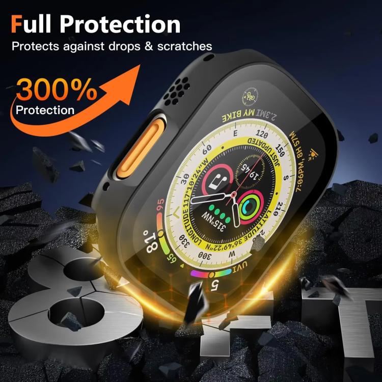 xDfind Tempered Glass Film Integrated PC Watch Cover, For Apple Watch Series 3 / 2 / 1 42mm