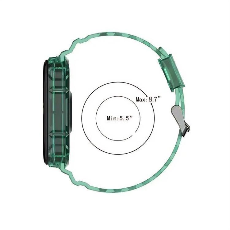 xDfind Glacier Armor Integrated Cover TPU Watch Band, For Xiaomi Smart Band 10 / 9 / 8