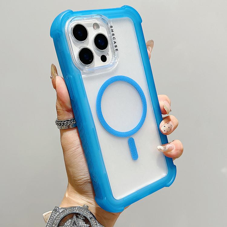 Transparent Matte TPU Hybrid PC 3-in-1 MagSafe Phone Case, For iPhone 15 Pro Max, For iPhone 15 Pro, For iPhone 15 Plus, For iPhone 15, For iPhone 14 Plus, For iPhone 14, For iPhone 14 Pro, For iPhone 14 Pro Max