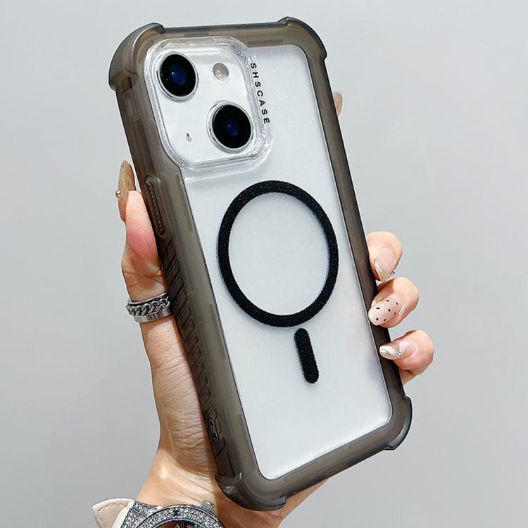 Transparent Matte TPU Hybrid PC 3-in-1 MagSafe Phone Case, For iPhone 15 Pro Max, For iPhone 15 Pro, For iPhone 15 Plus, For iPhone 15, For iPhone 14 Plus, For iPhone 14, For iPhone 14 Pro, For iPhone 14 Pro Max