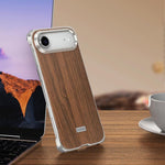 J TRIBE Metal Frameless Wood Texture MagSafe Phone Case, For iPhone 17 Pro Max, For iPhone 17 Pro, For iPhone 17, For iPhone Air, For iPhone 16 Pro Max, For iPhone 16 Pro, For iPhone 15 Pro Max, For iPhone 15 Pro