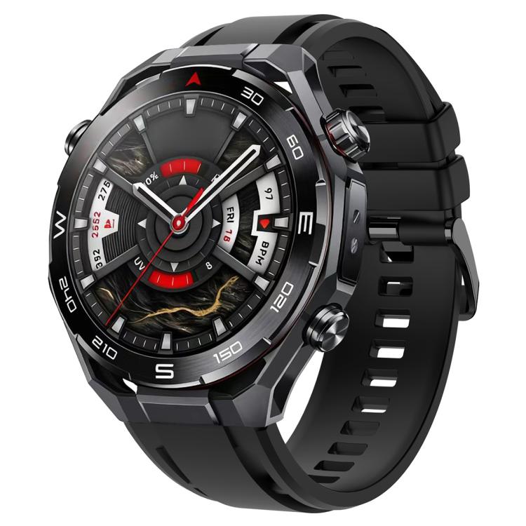 xDfind Black Buckle Sport Silicone Watch Band, For Huawei Watch Ultimate 2