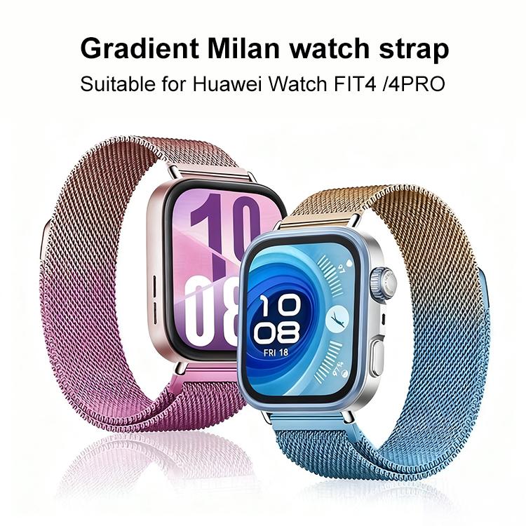 xDfind Milanese Gradient Loop Magnetic Metal Watch Band, For Huawei Watch Fit 5 / Fit 5 Pro / Fit 4 Pro