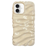 Cream Texture Electroplating TPU Full Coverage Phone Case, For iPhone 17, For iPhone 16 Pro Max