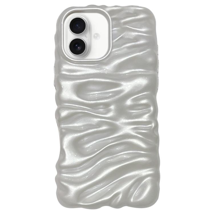 Cream Texture Electroplating TPU Full Coverage Phone Case, For iPhone 17, For iPhone 16 Pro Max