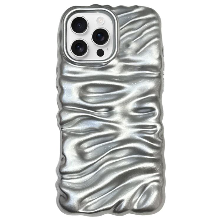 Cream Texture Electroplating TPU Full Coverage Phone Case, For iPhone 17, For iPhone 16 Pro Max
