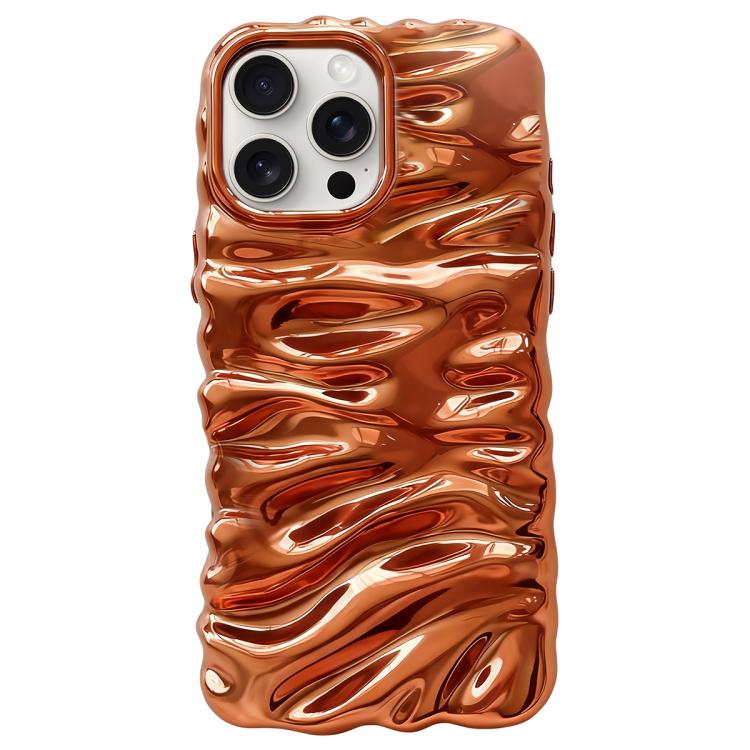 Cream Texture Electroplating TPU Full Coverage Phone Case, For iPhone 15 Pro, For iPhone 15 Plus, For iPhone 15, For iPhone 14 Plus, For iPhone 14