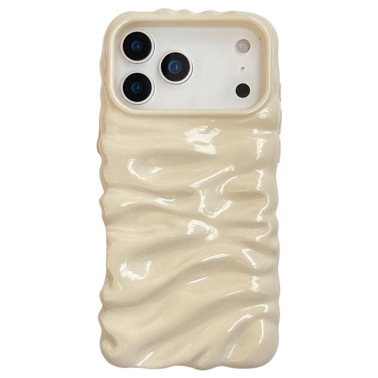 Cream Texture Electroplating TPU Full Coverage Phone Case, For iPhone 18, For iPhone 18 Pro