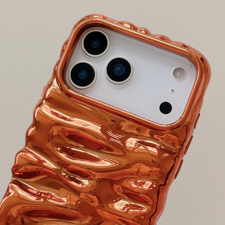 Cream Texture Electroplating TPU Full Coverage Phone Case, For iPhone 17, For iPhone 16 Pro Max