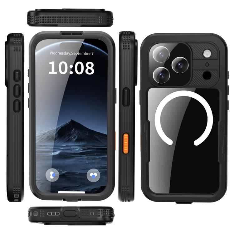 RedPepper IP68 Waterproof Triple-proof MagSafe Phone Case, For iPhone 18 Pro / 17 Pro, For iPhone 18 Pro Max / 17 Pro Max, For iPhone Air
