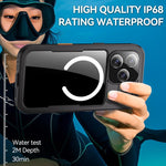 RedPepper IP68 Waterproof Triple-proof MagSafe Phone Case, For iPhone 18 Pro / 17 Pro, For iPhone 18 Pro Max / 17 Pro Max, For iPhone Air