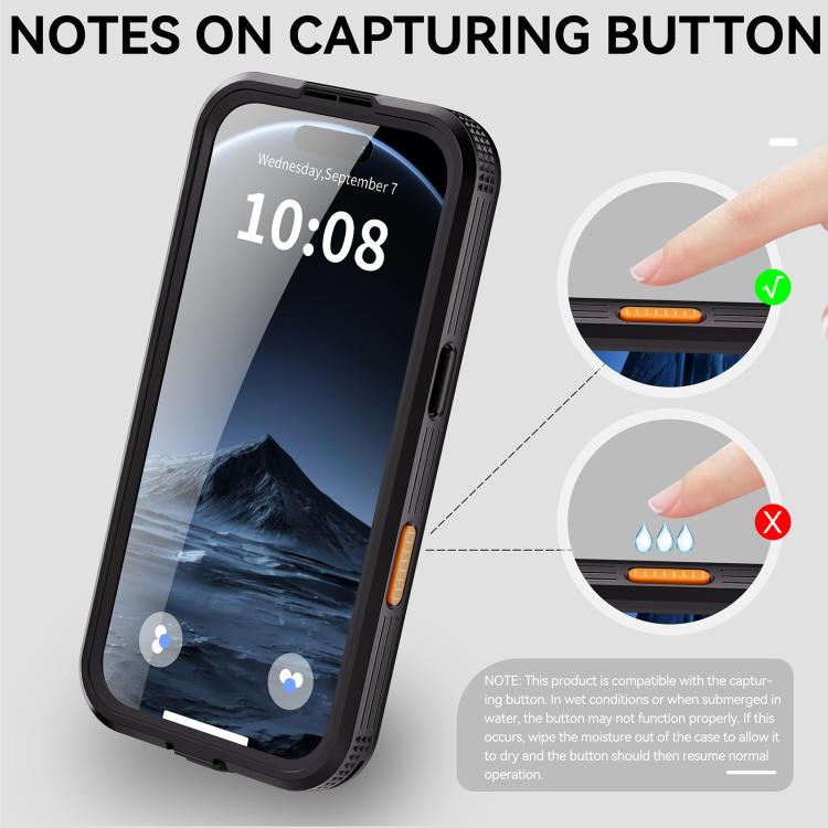 RedPepper IP68 Waterproof Triple-proof MagSafe Phone Case, For iPhone 18 Pro / 17 Pro, For iPhone 18 Pro Max / 17 Pro Max, For iPhone Air