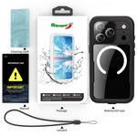 RedPepper IP68 Waterproof Triple-proof MagSafe Phone Case, For iPhone 18 Pro / 17 Pro, For iPhone 18 Pro Max / 17 Pro Max, For iPhone Air