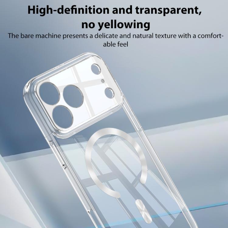 GKK Phantom CD Pattern Magnetic MagSafe Transparent Phone Case, For iPhone 17 Pro Max, For iPhone 17 Pro