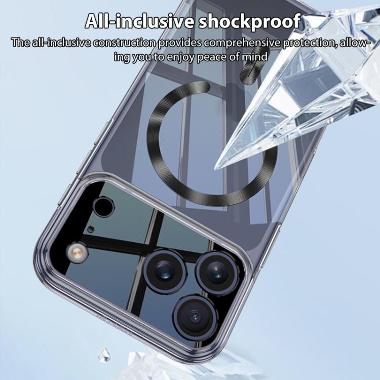GKK Phantom CD Pattern Magnetic MagSafe Transparent Phone Case, For iPhone 17 Pro Max, For iPhone 17 Pro