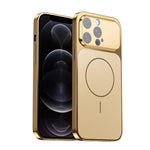 Corning Glass Plating Large Window MagSafe Phone Case, For iPhone 12 Pro, For iPhone 11 Pro Max, For iPhone 11