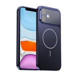Corning Glass Plating Large Window MagSafe Phone Case, For iPhone 12 Pro, For iPhone 11 Pro Max, For iPhone 11