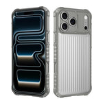 War Shadow Stripe Series Airbag Frosted Shockproof Phone Case, For iPhone 17 Pro Max, For iPhone 17 Pro