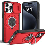 Camshield Rotation Holder MagSafe Phone Case, For iPhone 17 Pro Max, For iPhone 17 Pro, For iPhone 16 Pro Max, For iPhone 16 Pro, For iPhone 16 Plus, For iPhone 16, For iPhone 15 Pro Max, For iPhone 15 Pro