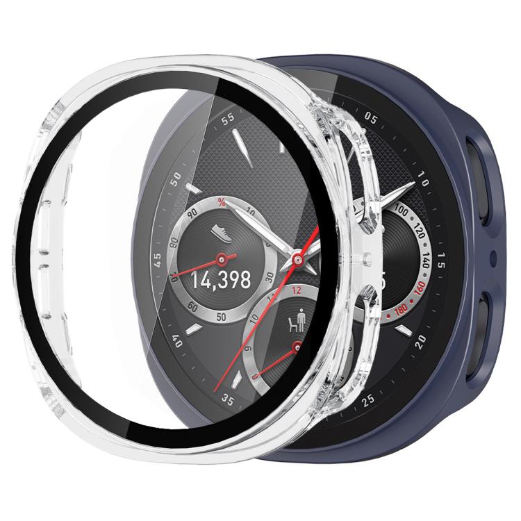 xDfind Tempered Film Integrated Frosted PC Watch Protective Cover, For Samsung Galaxy Watch8 44mm, For Samsung Galaxy Watch8 40mm