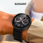 xDfind Tempered Film Integrated Frosted PC Watch Protective Cover, For Samsung Galaxy Watch8 44mm, For Samsung Galaxy Watch8 40mm
