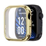xDfind Plating Tempered Film Integrated TPU Watch Protective Cover, For Huawei Watch Fit 4 Pro, For Huawei Watch Fit 4
