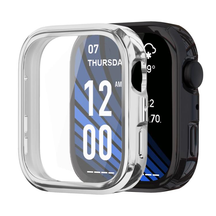 xDfind Plating Tempered Film Integrated TPU Watch Protective Cover, For Huawei Watch Fit 4 Pro, For Huawei Watch Fit 4