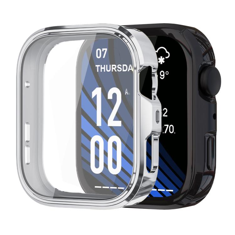 xDfind Plating Tempered Film Integrated TPU Watch Protective Cover, For Huawei Watch Fit 4 Pro, For Huawei Watch Fit 4