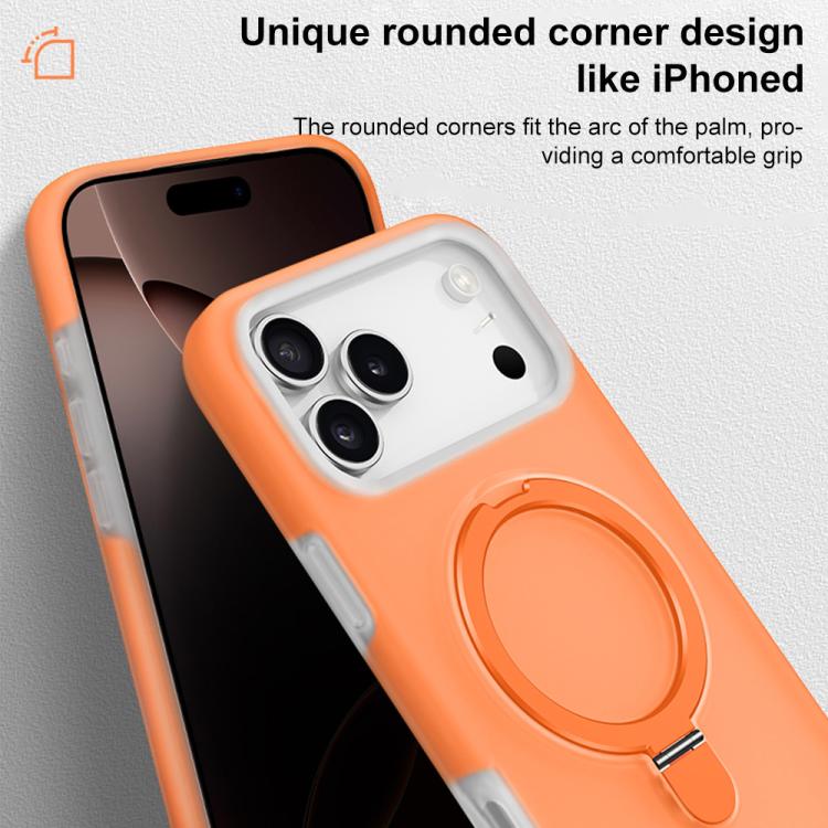 Jelly Liquid Silicone MagSafe Holder Phone Case, For iPhone 17 Pro Max, For iPhone 17 Pro, For iPhone 17, For iPhone Air, For iPhone 16 Pro Max