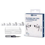 XDcase 4 Pairs Replacement Silicone Ear Tips with Storage & Cleaning Kit, For AirPods Pro 3