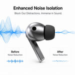 XDcase 3 Pairs Silicone Ear Tips with Storage & Cleaning Kit, For Galaxy Buds3 Pro / 4 Pro