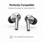 XDcase 3 Pairs Silicone Ear Tips with Storage & Cleaning Kit, For Galaxy Buds3 Pro / 4 Pro