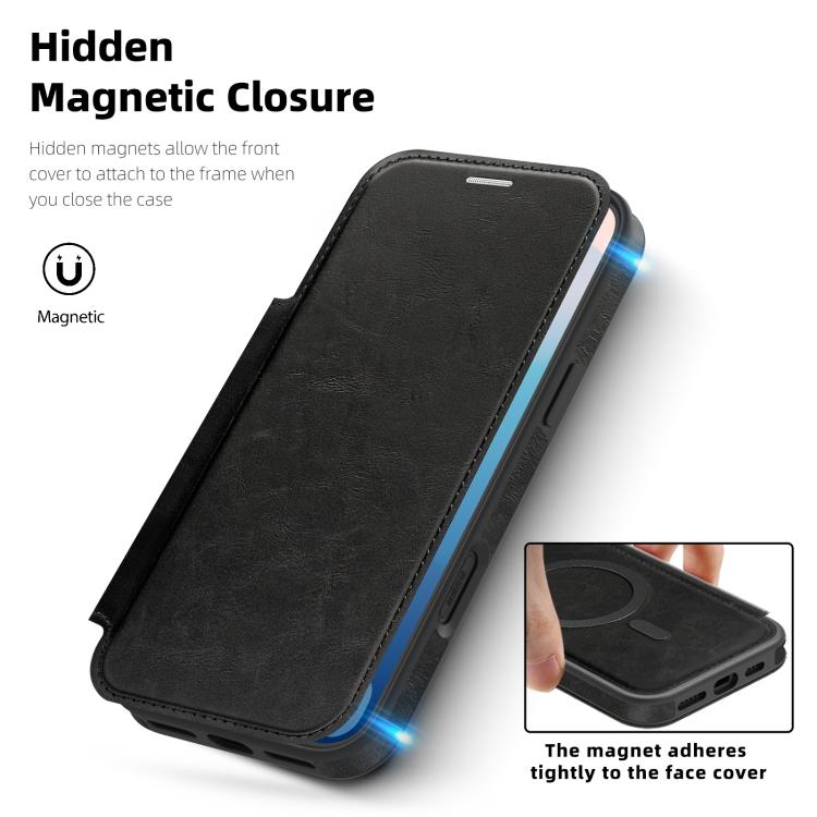 Linton MagSafe Leather Phone Case, For iPhone 17 Pro Max, For iPhone 17 Pro, For iPhone 17, For iPhone Air