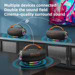 Zealot S167 100W Portable Handheld Outdoor RGB Bluetooth Speaker