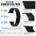 5 Pack xDfind Milanese Loop Magnetic Metal Watch Band, For Apple Watch 42 / 44 / 45 / 46 / 49mm, For Apple Watch 38 / 40 / 41 / S11 42mm